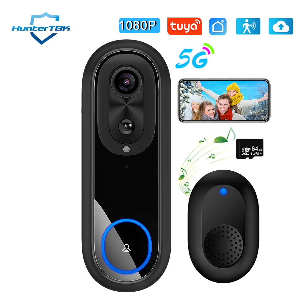 Smart Home Video Doorbell - 5G 2.4G WiFi Video Doorbell 1080P