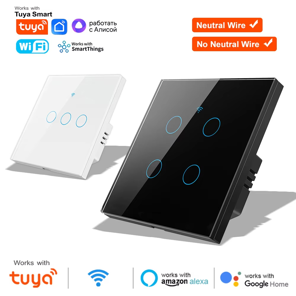 Smart Home Alexa - WiFi RF 433mhz Touch Wall Light