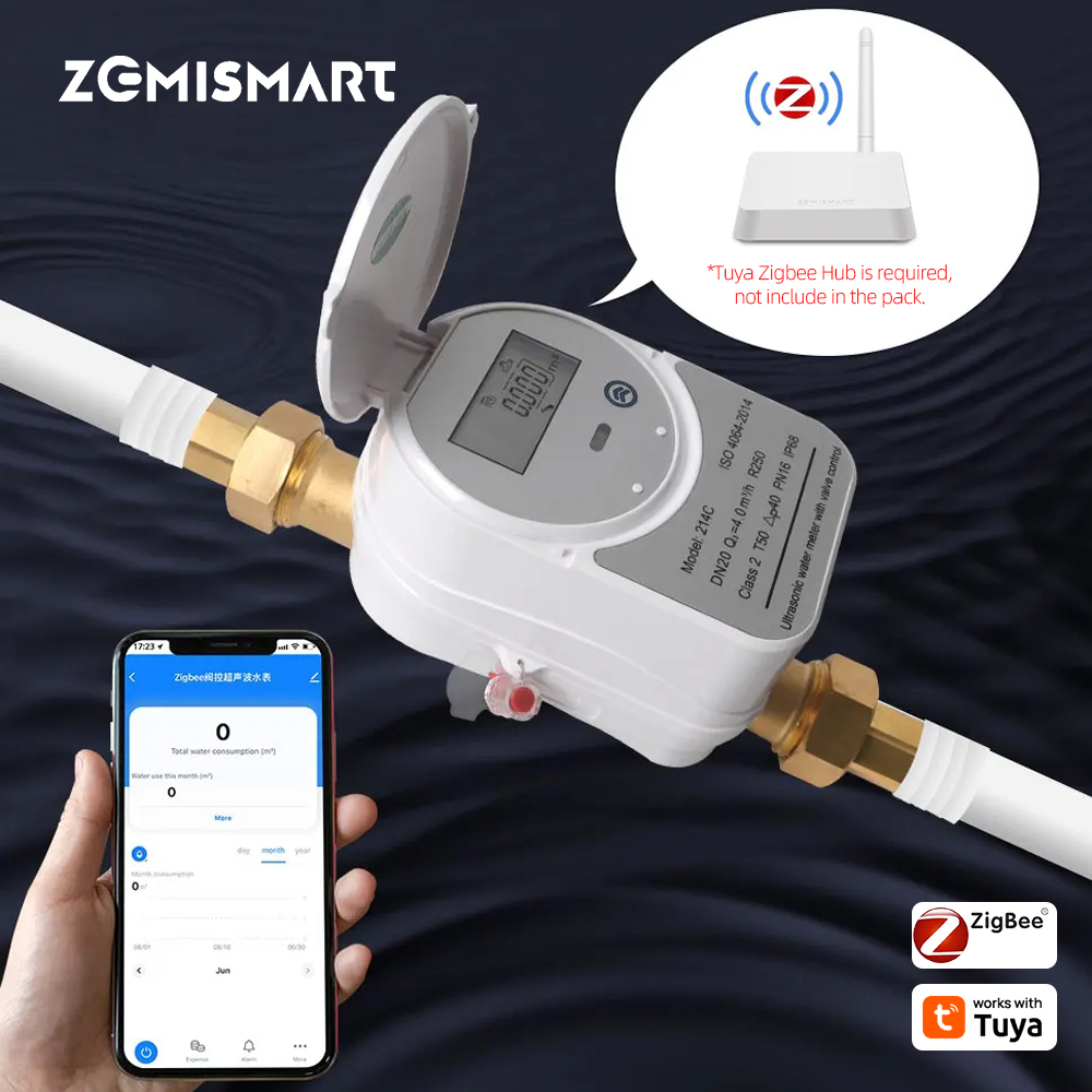 Smart Home Assistant - Zemismart Zigbee Smart Water Meter Valve