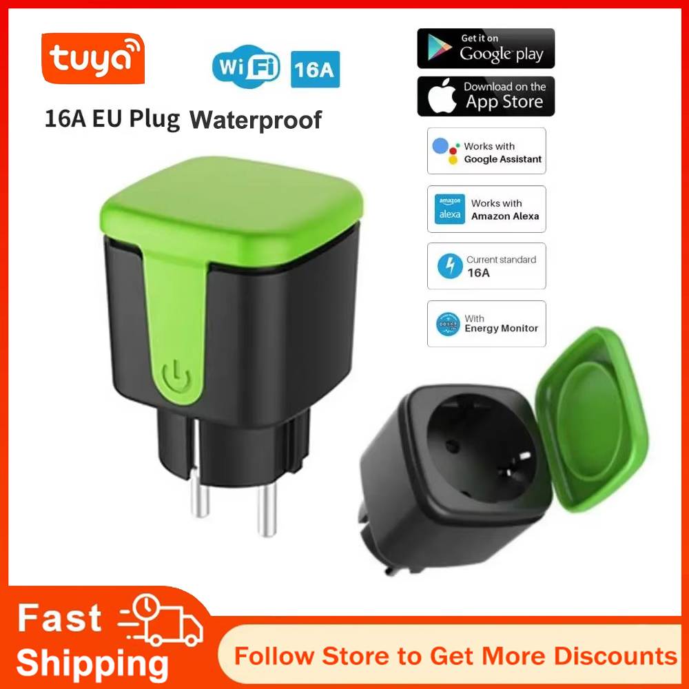 Smart Home Sistem - Tuya EU 16A WiFi Smart Waterproof