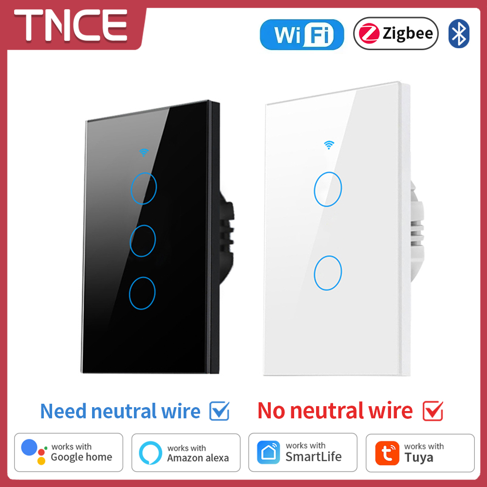 Smart Home Alexa - TNCE Tuya WiFi/Zigbee Smart Light Switch,