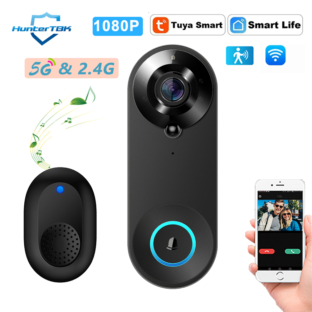 Smart Home Video Doorbell - 5G 2.4G WiFi Video Doorbell 1080P