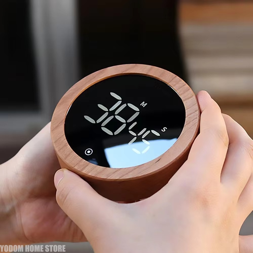 Kitchen Timer Wood Grain Rotar - Smart Home Utensils recension och pris