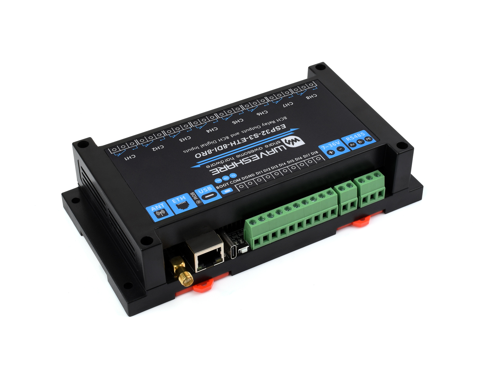 Waveshare Industrial 8-Channel - Smart Home Esp32 recension och pris