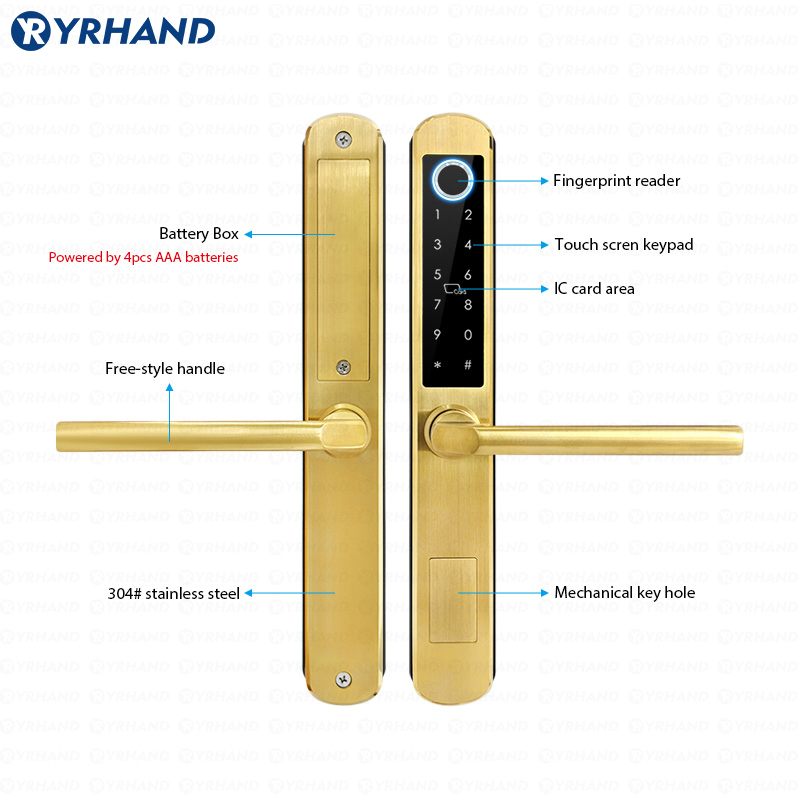 IP66 Gold Stainless steel Slid - Smart Home Website recension och pris