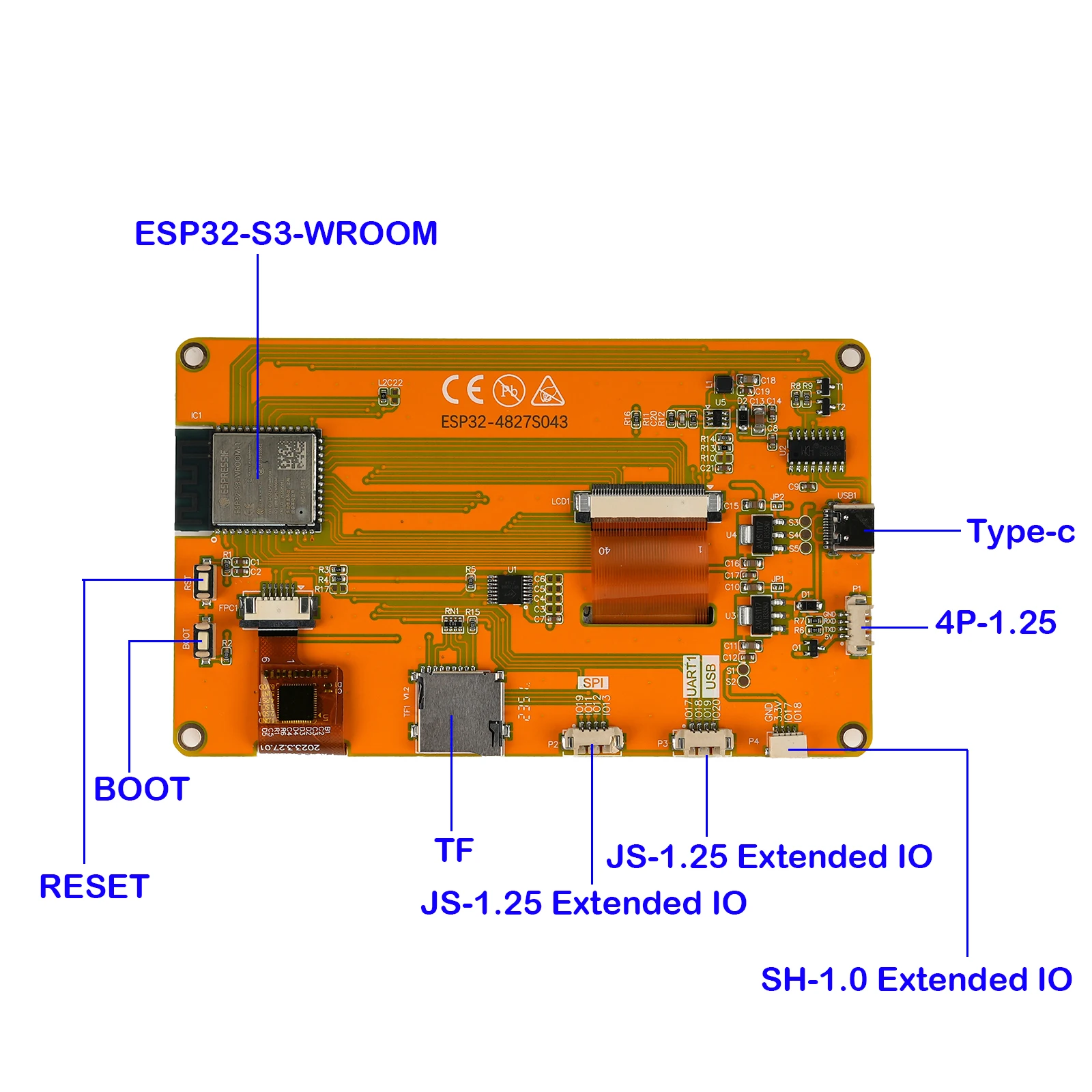 ESP32-4827S043C 4.3 Inch Smart - Smart Home Esp32 recension och pris