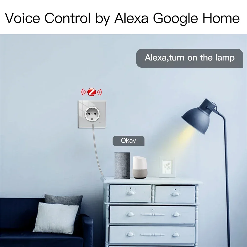 Moes ZigBee Wall Socket WIFI S - Smart Home Energy Monitor recension och pris