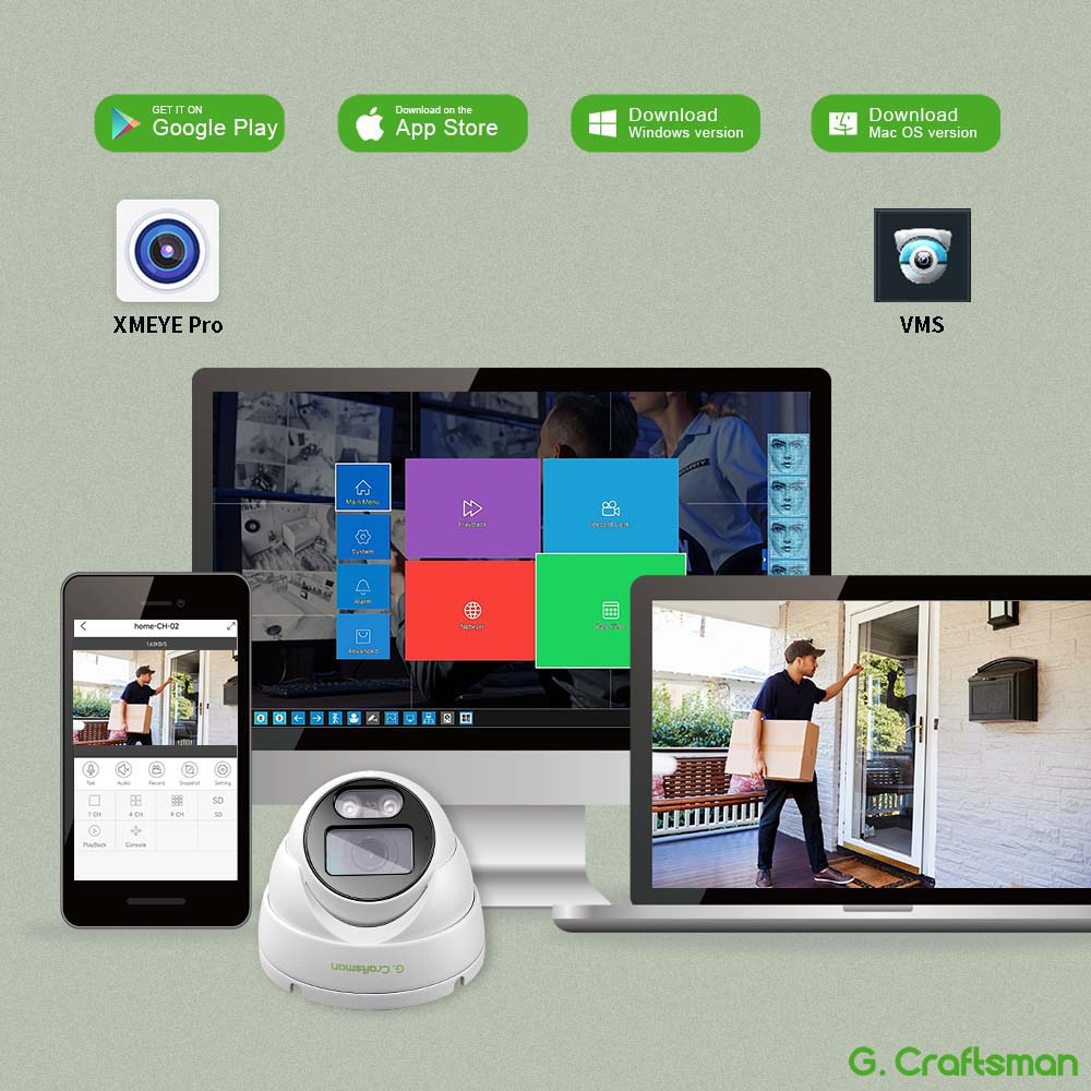 CN XMeye X 6MP, 2.8mm, 20FPS,  - Security Ip Camera recension och pris