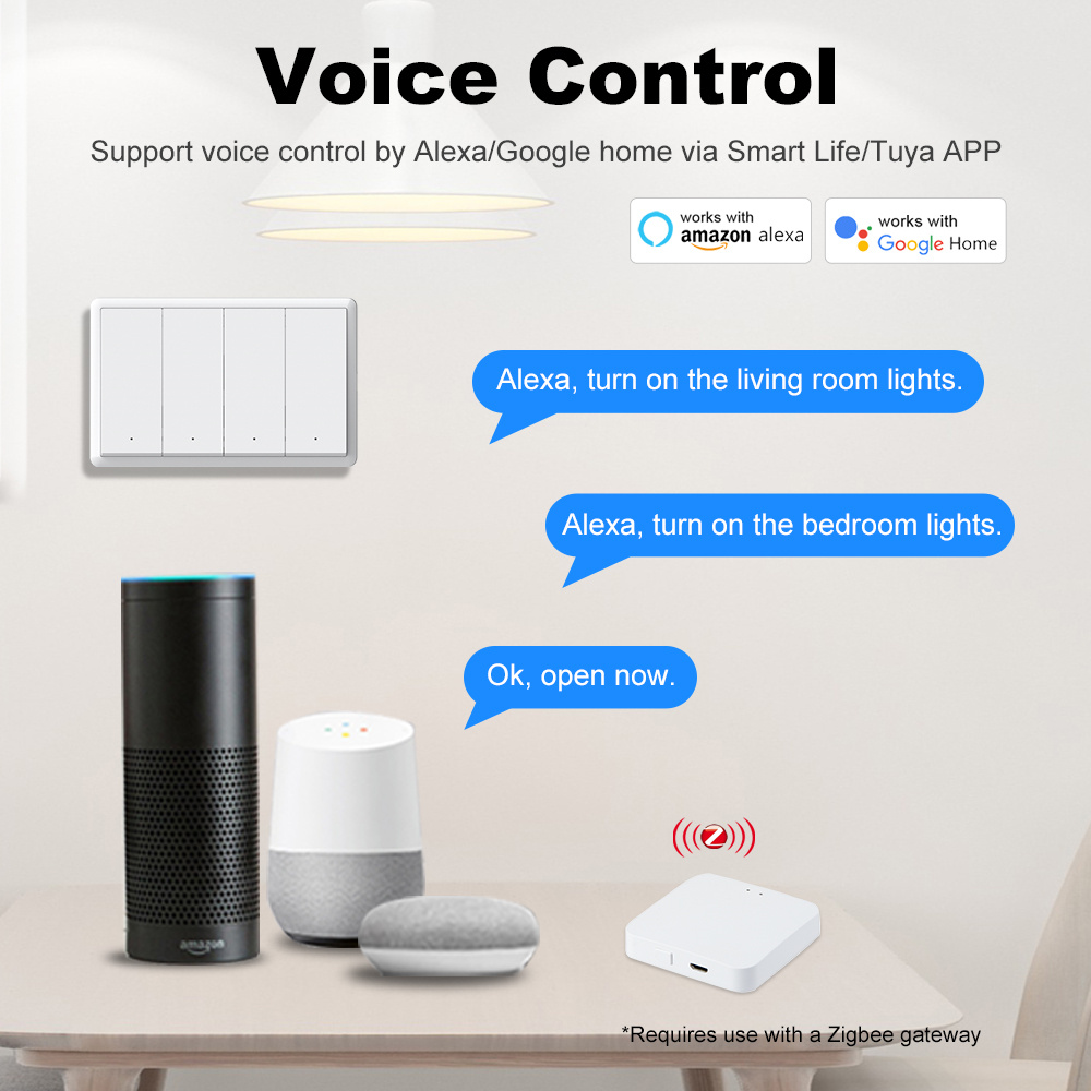 Manhot Smart zigbee Switch No  - Smart Home Alexa recension och pris