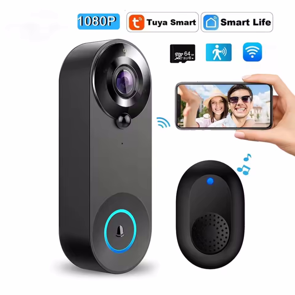 Tuya 1080P Wireless WIFI Doorb - Smart Home Video Doorbell recension och pris