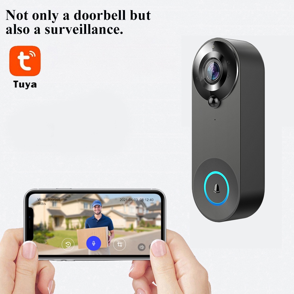 Tuya 1080P Wireless WIFI Doorb - Smart Home Video Doorbell recension och pris