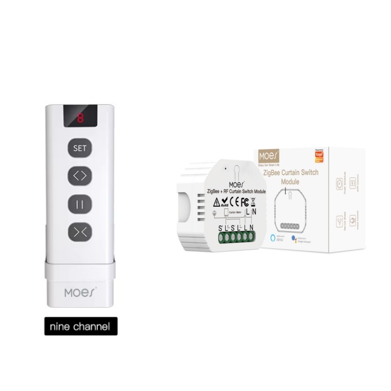 MOES ZigBee Smart RF433 Curtai - Curtain Motor recension och pris