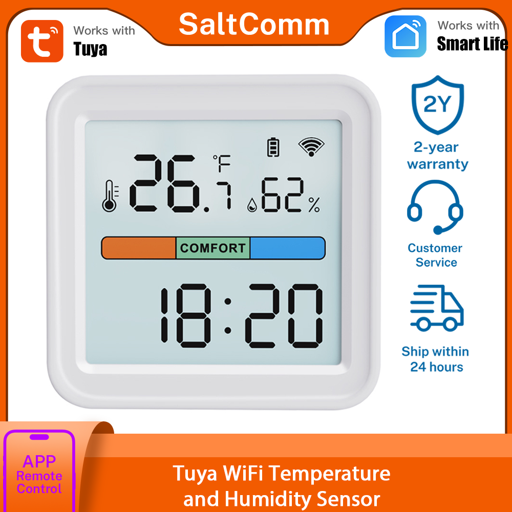 Tuya New WiFi Temperature Humi - Smart Home Assistant recension och pris