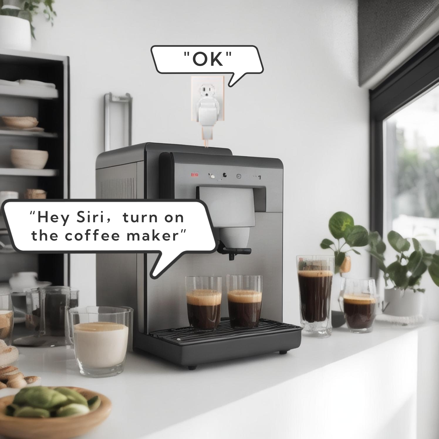 HomeKit US Round Smart Plug 10 - Smart Home Elements recension och pris