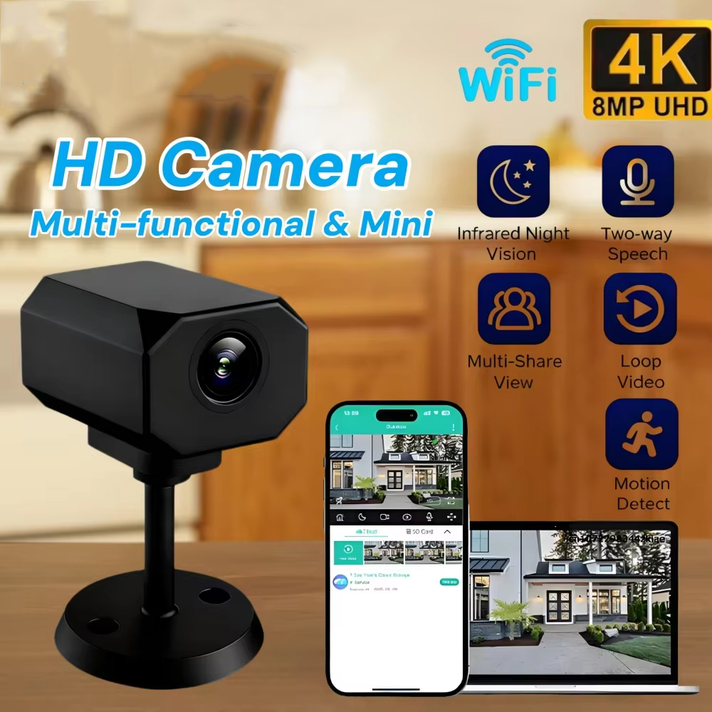 4K HD WiFi Security Camera for - Smart Home Solution recension och pris