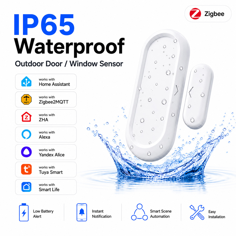 Door Window Sensor Zigbee 3.0  - Smart Home Website recension och pris
