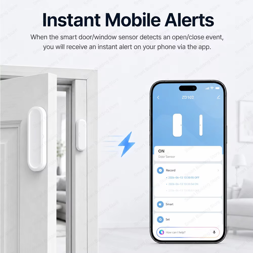 Door Window Sensor Zigbee 3.0  - Smart Home Website recension och pris