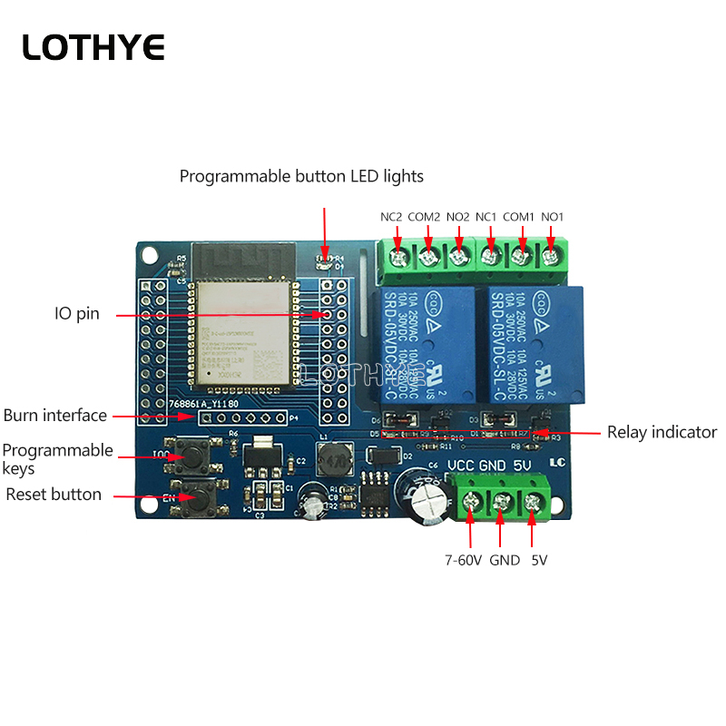 ESP32 Dual Channel Wifi Blueto - Smart Home Esp32 recension och pris