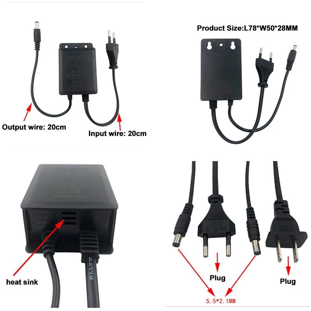 Outdoor AC 100-240V Input DC 1 - Security Ip Camera recension och pris