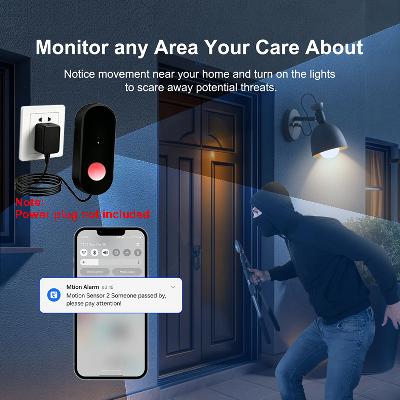 Tuya WiFi PIR Motion Sensor Hu - Smart Home Energy Monitor recension och pris