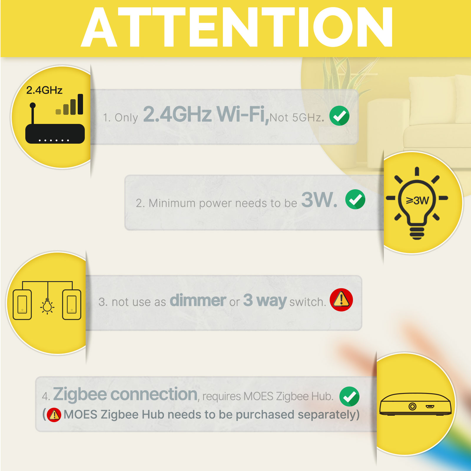 MOES US Standard Zigbee Smart  - Smart Home Sistem recension och pris