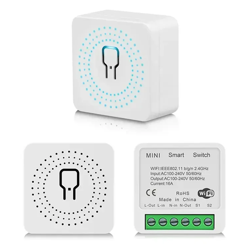 16A Tuya WiFi Smart Switch 2-w - Smart Home Energy Monitor recension och pris