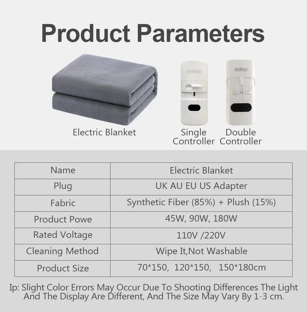 110V / 220V Electric Blanket S - Smart Home Fibaro recension och pris