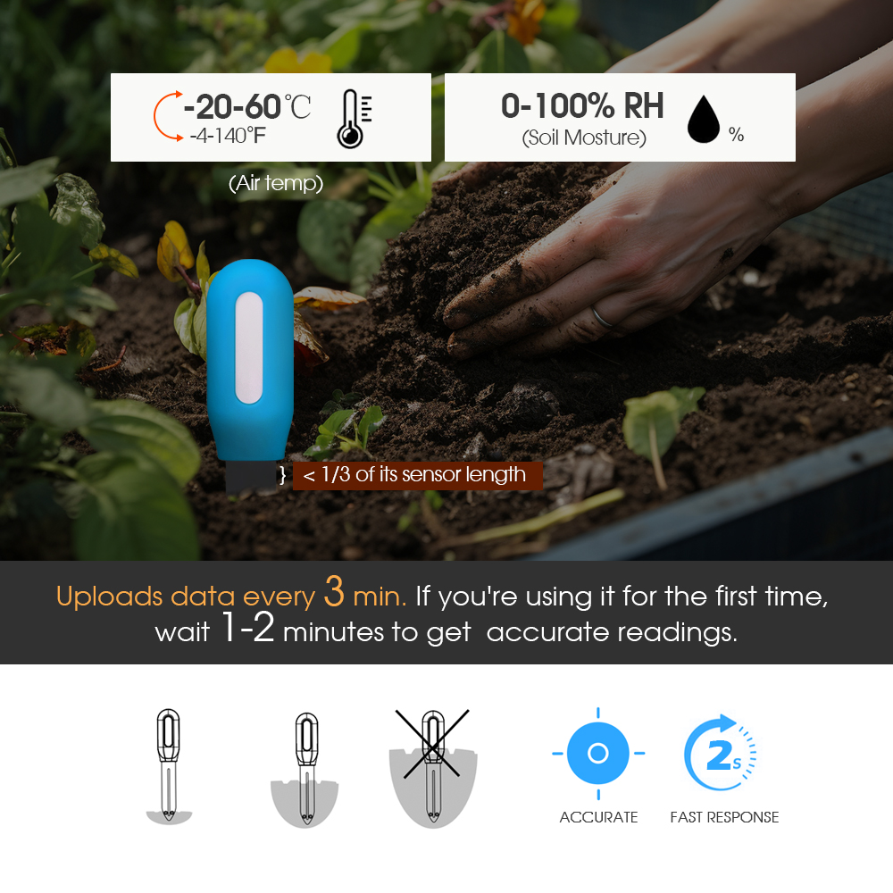 1PCS Tuya Zigbee Soil Sensor H - Smart Home Assistant recension och pris