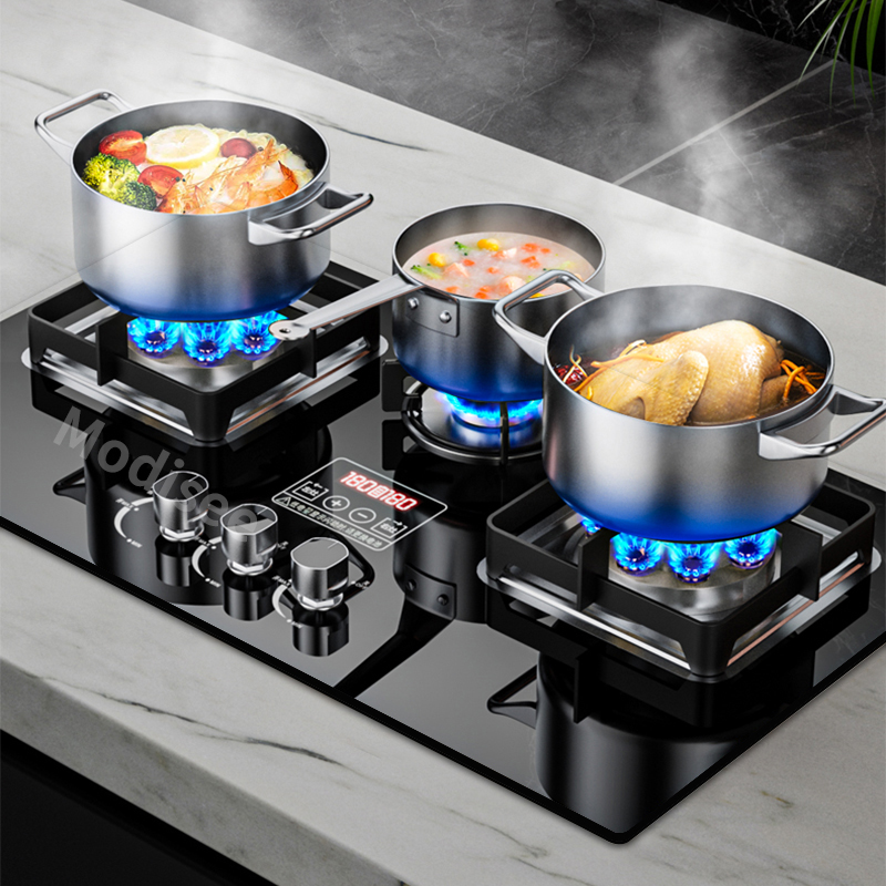 Built In Gas Hob 3 Burner Stov - Smart Home Utensils recension och pris