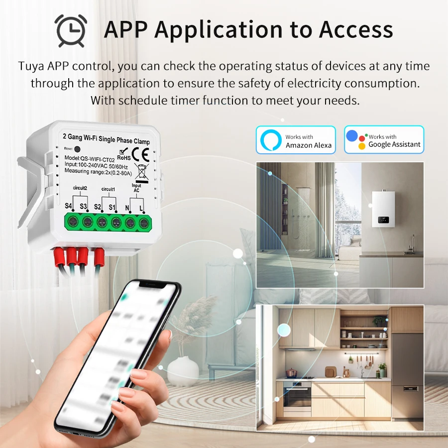 Tuya Smart WiFi Solar Power En - Smart Home Energy Monitor recension och pris