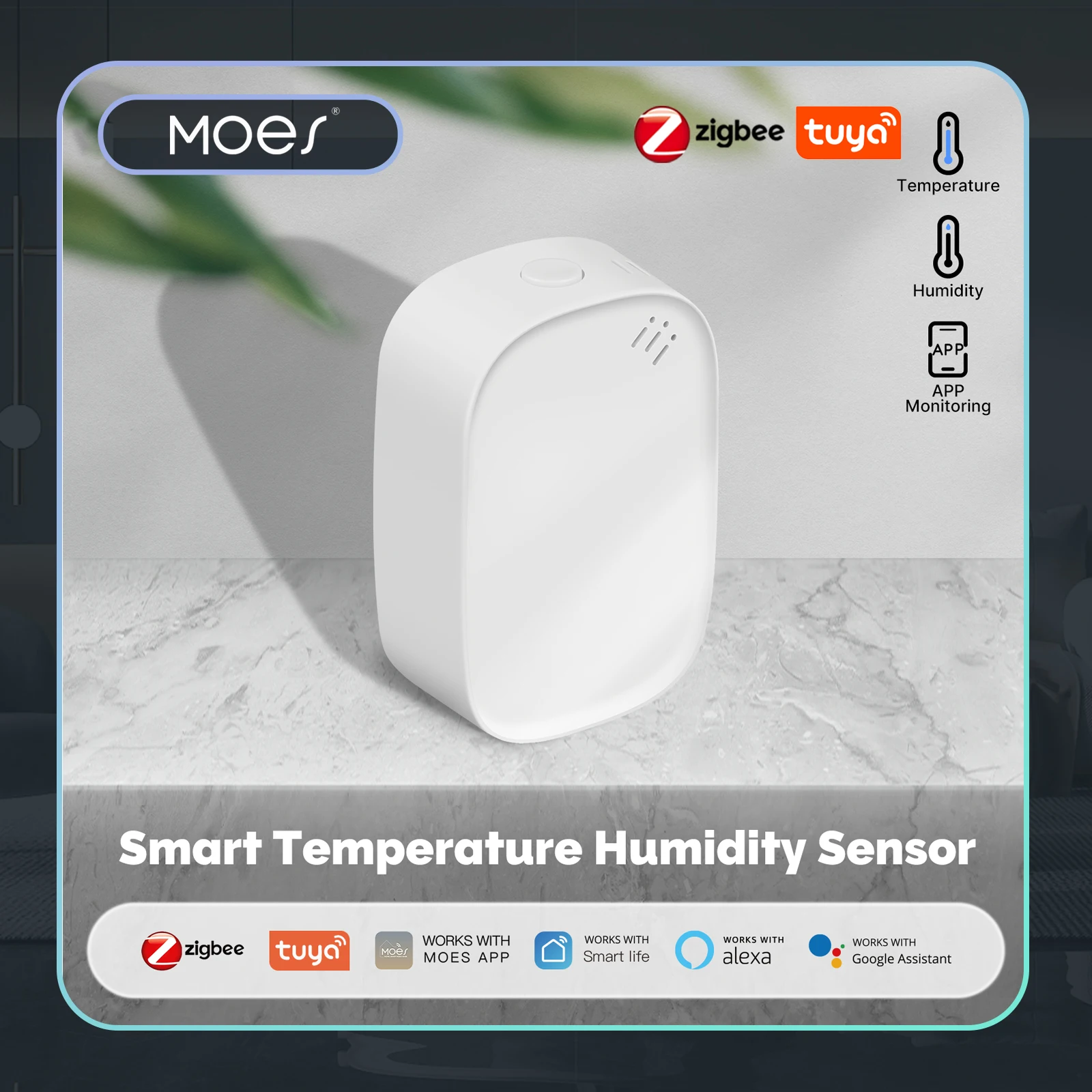 MOES Tuya Zigbee Smart Tempera - Smart Home Energy Monitor recension och pris
