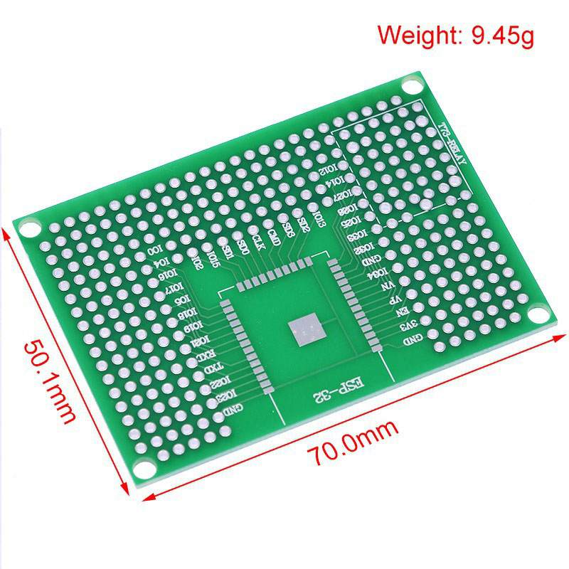 2~100Pcs 5X7 Double Sided Tin  - Smart Home Esp32 recension och pris