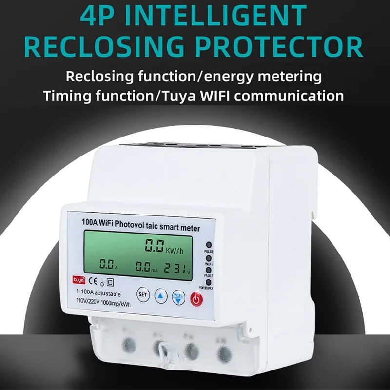 4P 1-100A WiFi Photovoltaic Sm - Smart Home Energy Monitor recension och pris