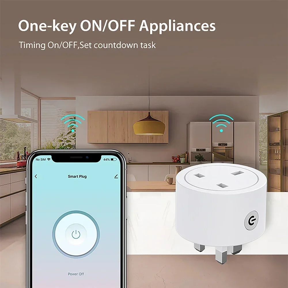 Zigbee Smart Plug 16A UK Socke - Smart Home Energy Monitor recension och pris