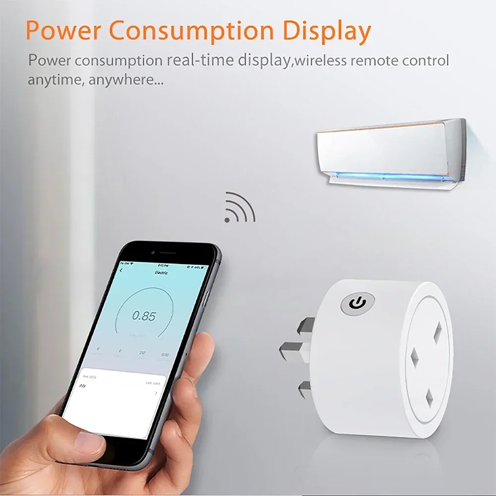 Zigbee Smart Plug 16A UK Socke - Smart Home Energy Monitor recension och pris