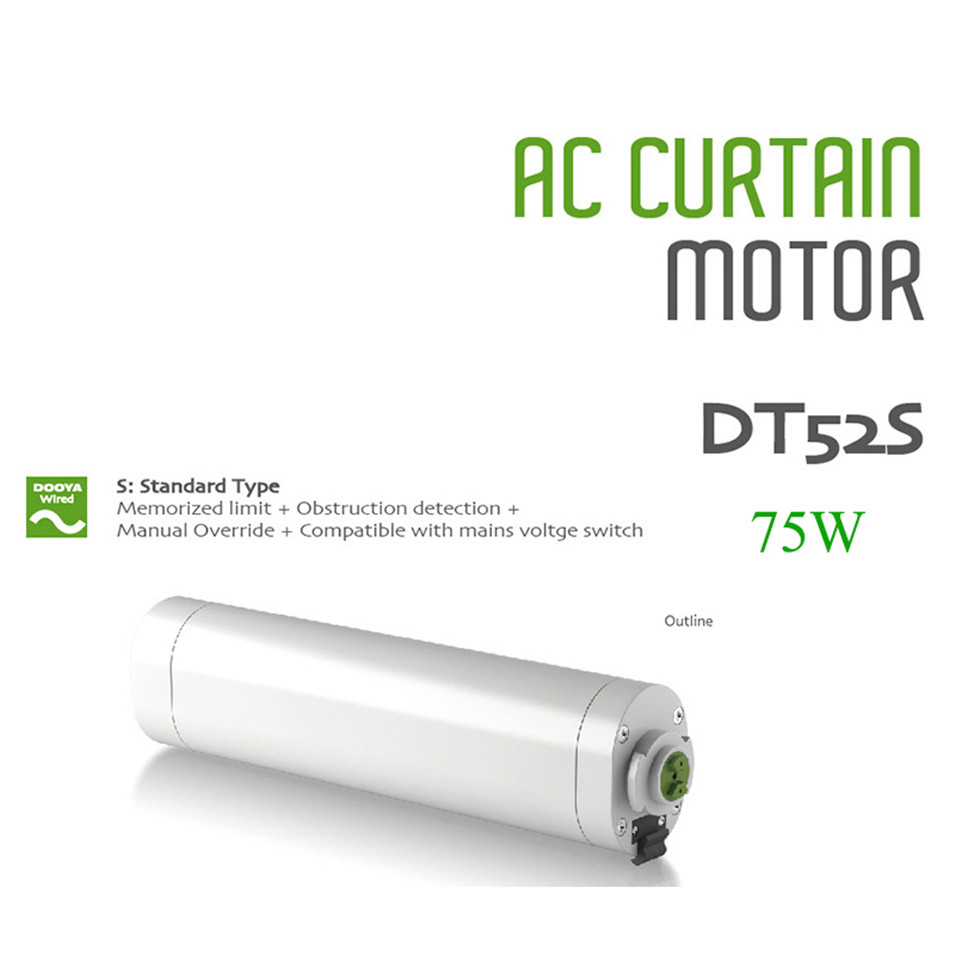 Dooya DT52S Electric Curtain M - Smart Home Fibaro recension och pris