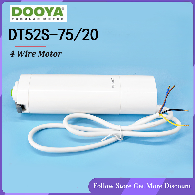 Dooya DT52S 75W Electric Curta - Smart Home Fibaro recension och pris