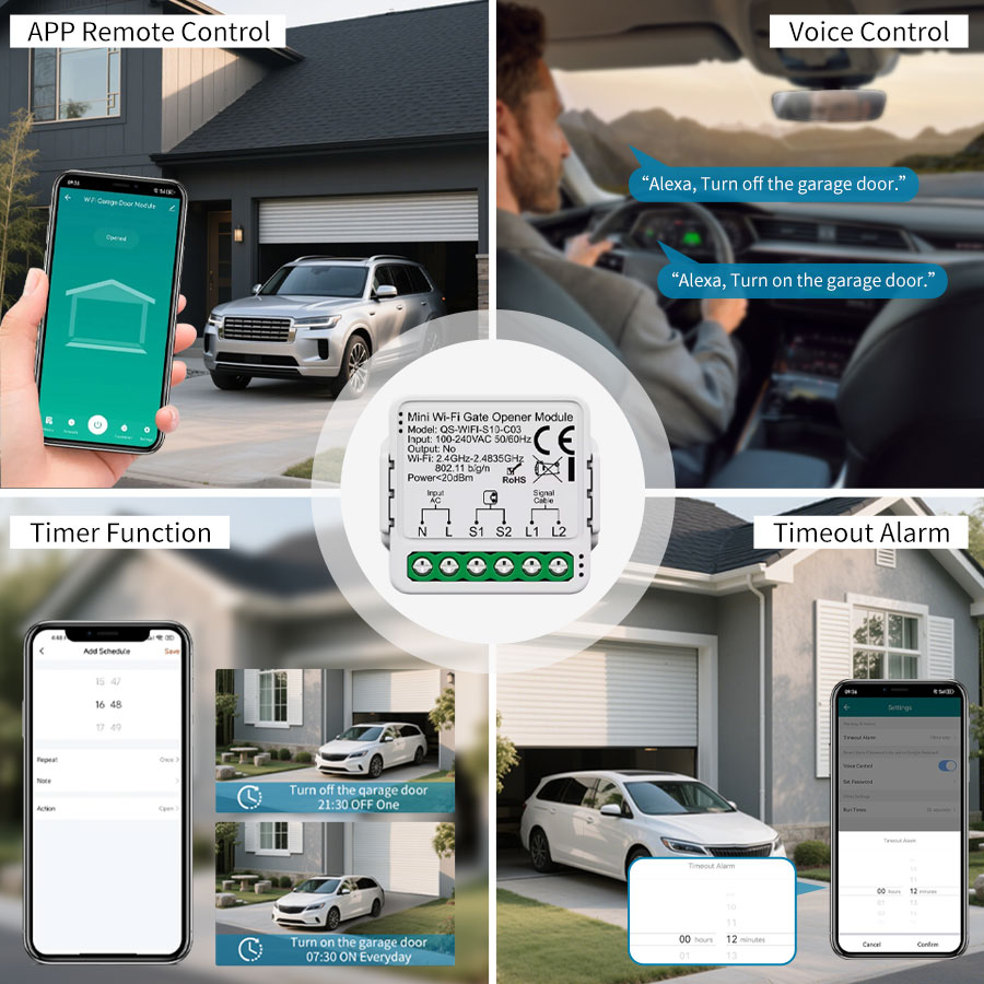 Tuya Smart WiFi or Zigbee Gara - Smart Home Solution recension och pris