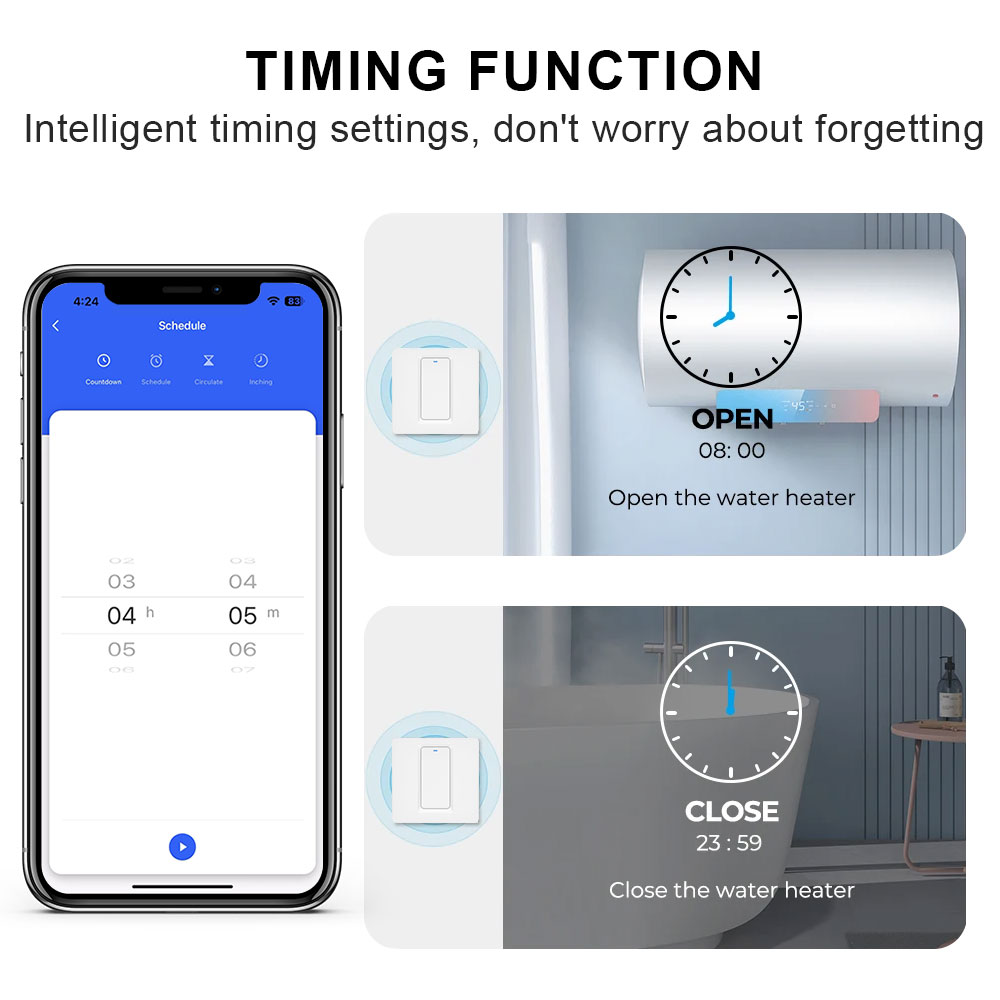 Smart Water Heater Switch/WiFi - Smart Home Sistem recension och pris