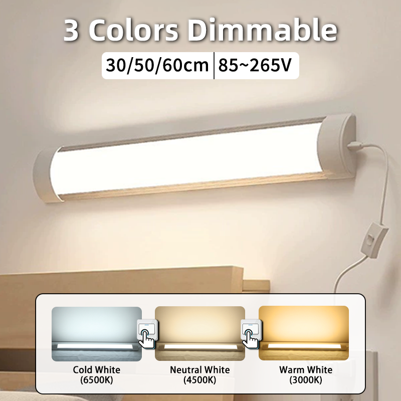 3 Colors Dimmable Led Tube Lig - Smart Home Kitchen recension och pris