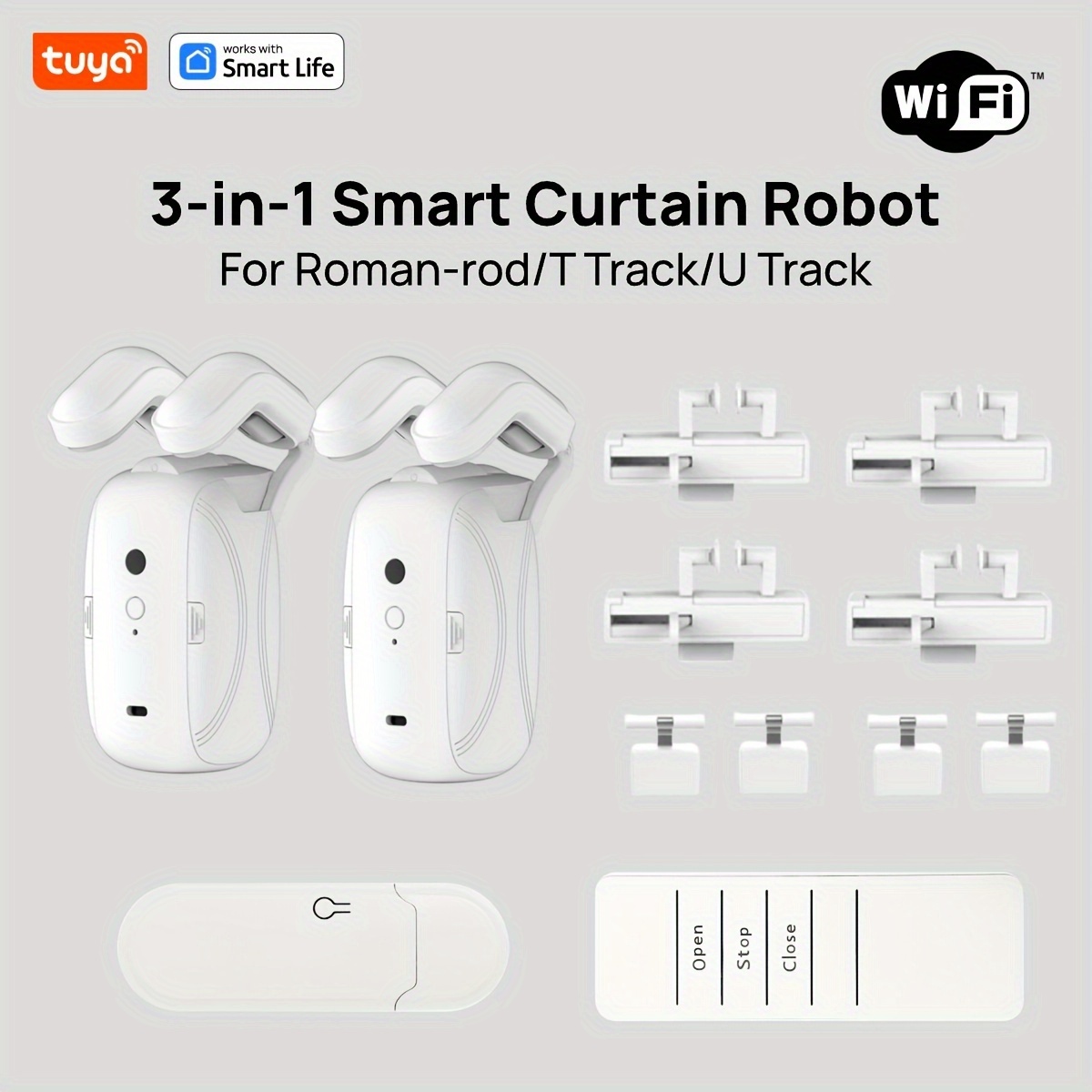 1/2PCS Tuya Smart WiFi Curtain - Smart Home Market recension och pris