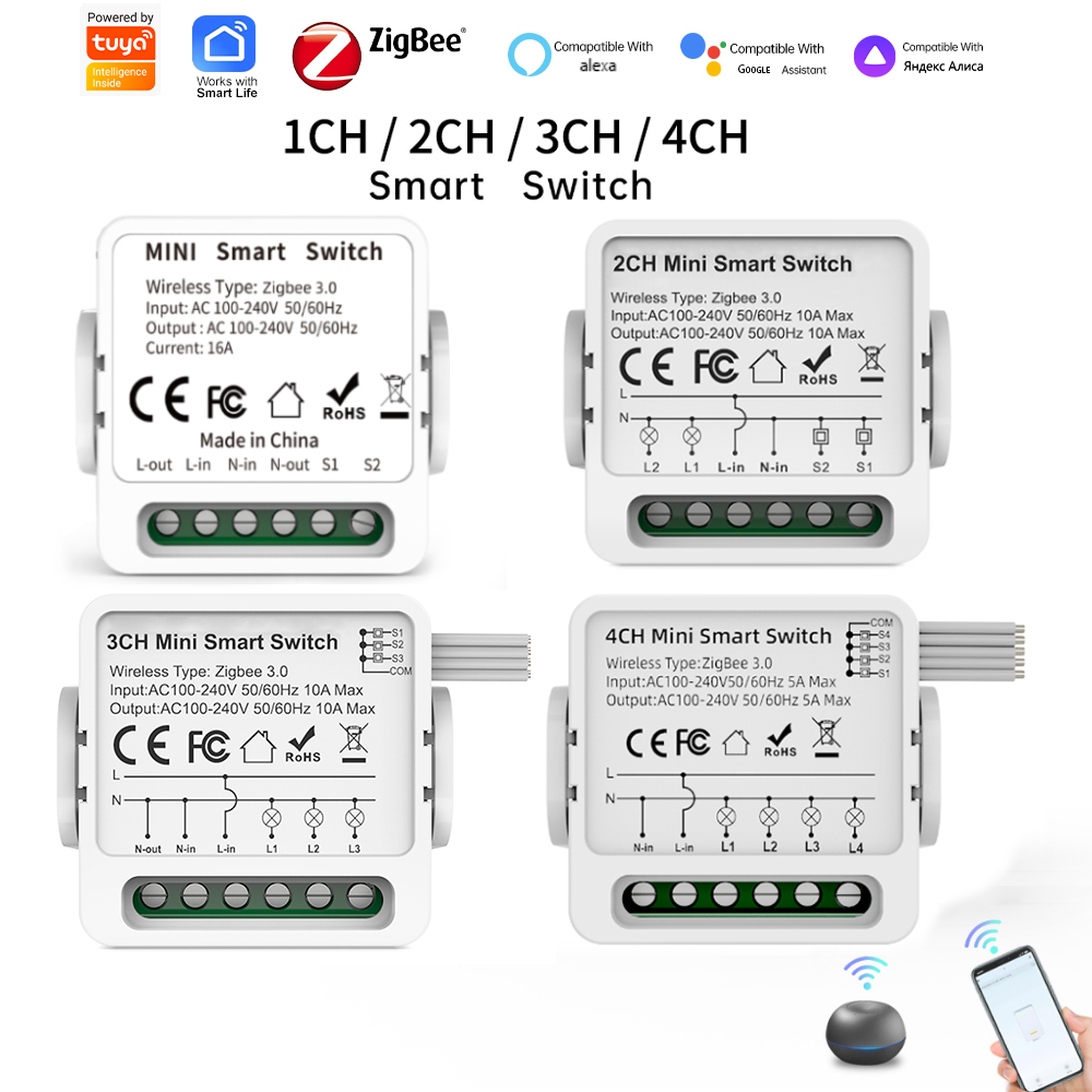 Tuya Zigbee 3.0 Smart Switch 1 - Smart Home Sistem recension och pris