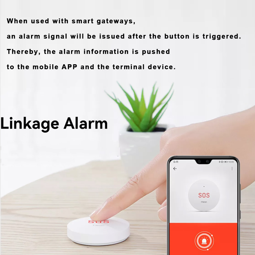 Meian Zigbee Tuya SOS Emergenc - Smart Home Market recension och pris