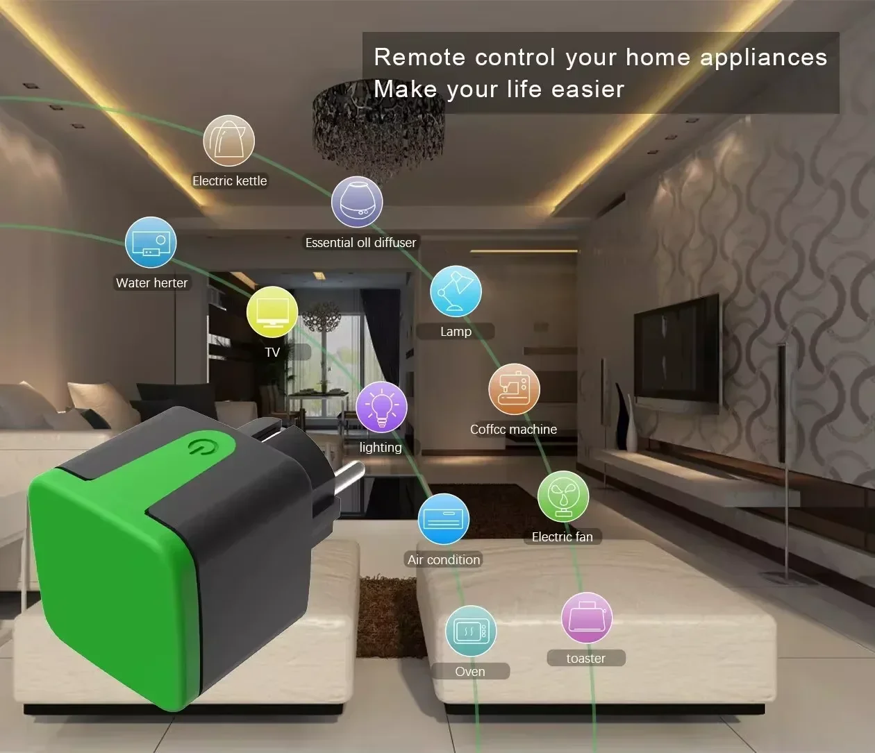 Tuya EU 16A WiFi Smart Waterpr - Smart Home Sistem recension och pris