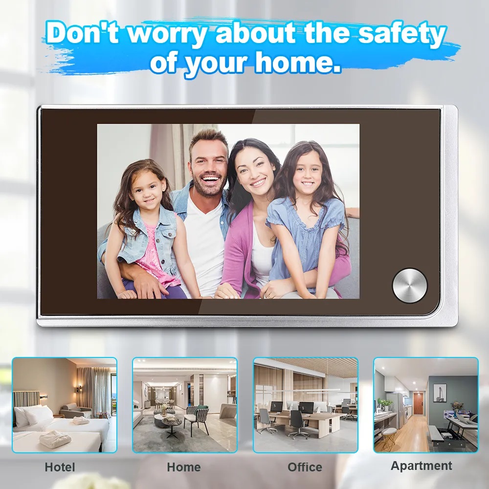 3.5 inch Camera Peephole Doorb - Smart Home Video Doorbell recension och pris
