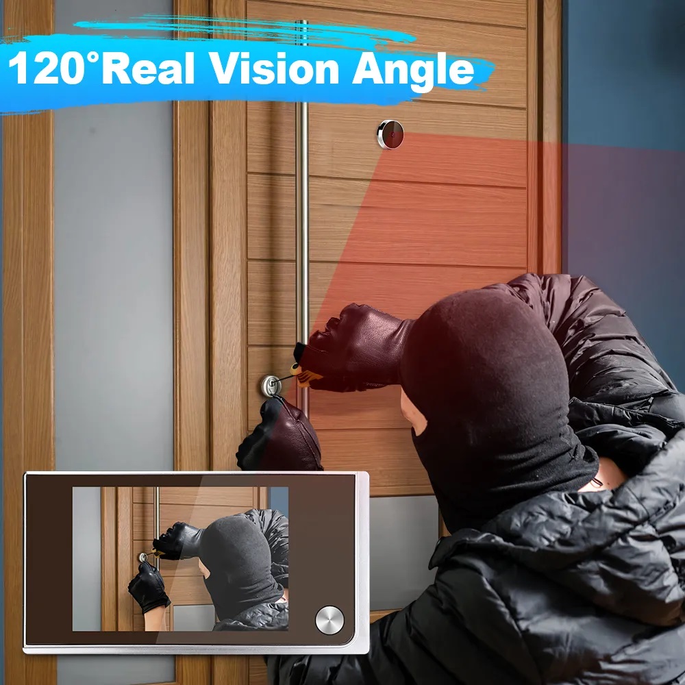 3.5 inch Camera Peephole Doorb - Smart Home Video Doorbell recension och pris