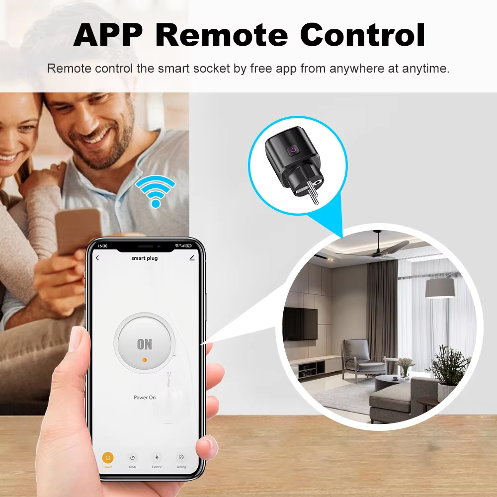 20A AC100-240V Wifi Smart Plug - Smart Home Elements recension och pris