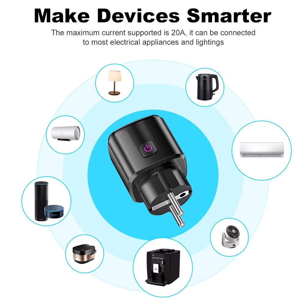 20A AC100-240V Wifi Smart Plug - Smart Home Elements recension och pris