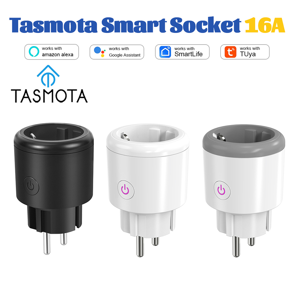 Tasmota EU Smart Plug 16A with - Smart Home Energy Monitor recension och pris