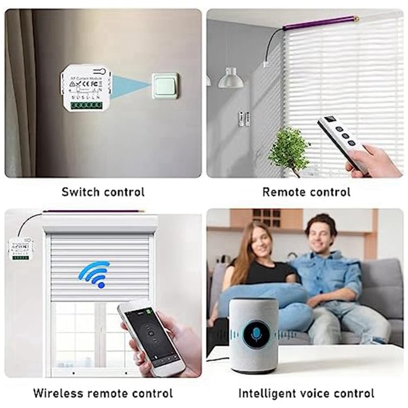 LICE-3X Tuya Wifi Smart Curtai - Curtain Motor recension och pris